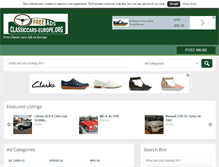 Tablet Screenshot of classiccars-europe.org
